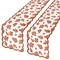 2 PCS Fall Table Runner, Lace Maple Leaf Table Runner, Autumn Thanksgiving Table Decor for Farmhouse Holiday Home Table Party Decoration - 13x72in